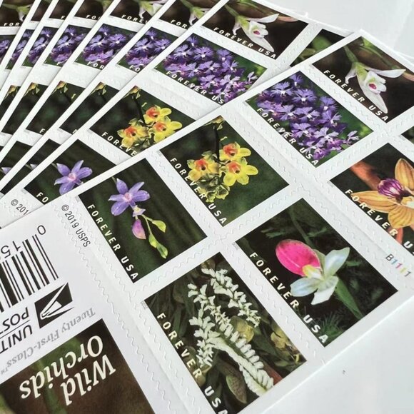 1000 forever stamps of flower - Picture 2 of 5